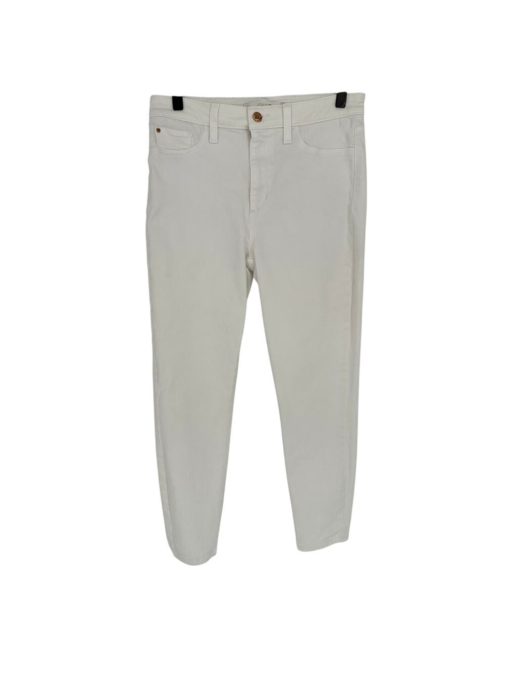 Joes Jeans Women 29 White The Charlie High Rise Skinny Crop Flawless Denim Pants